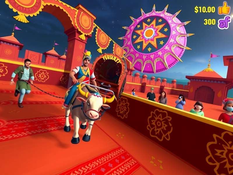 Sankranti Sprint Stars community event with players celebrating together